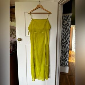 Anthropologie Sheer Maxi Dress